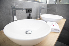 Badezimmer Kogelblick, Haus Sylvia, Reith