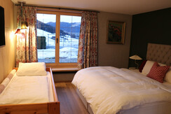 Bedroom Nr.1  with the extra bed for the 5th person