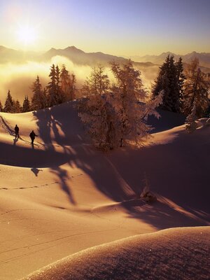 Morgenstimmung_Winteridylle_über_dem_Alpbachtal | © Alpbachtal Tourismus / Berger Bernhard