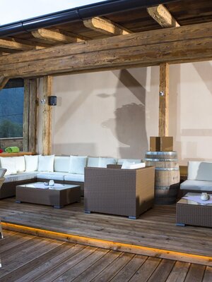 Sitzecke Terrasse | © Hannes Sautner