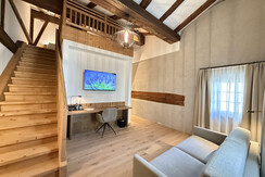 Hotel Traube_Duplex Suite_Schlaf-Wohnbereich (1)