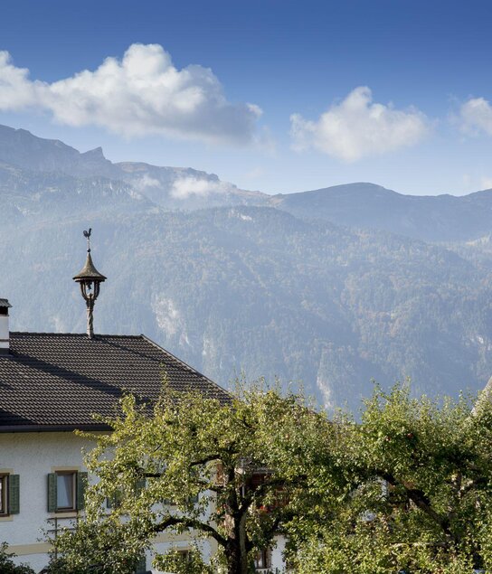 Ausblick vom Apartment auf das Rofangebirge | © Landhaus Greil