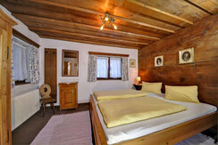 Muschis Hütte Parterre Schlafzimmer