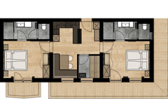 Apartment Suite Stockerwirt - Grundriss